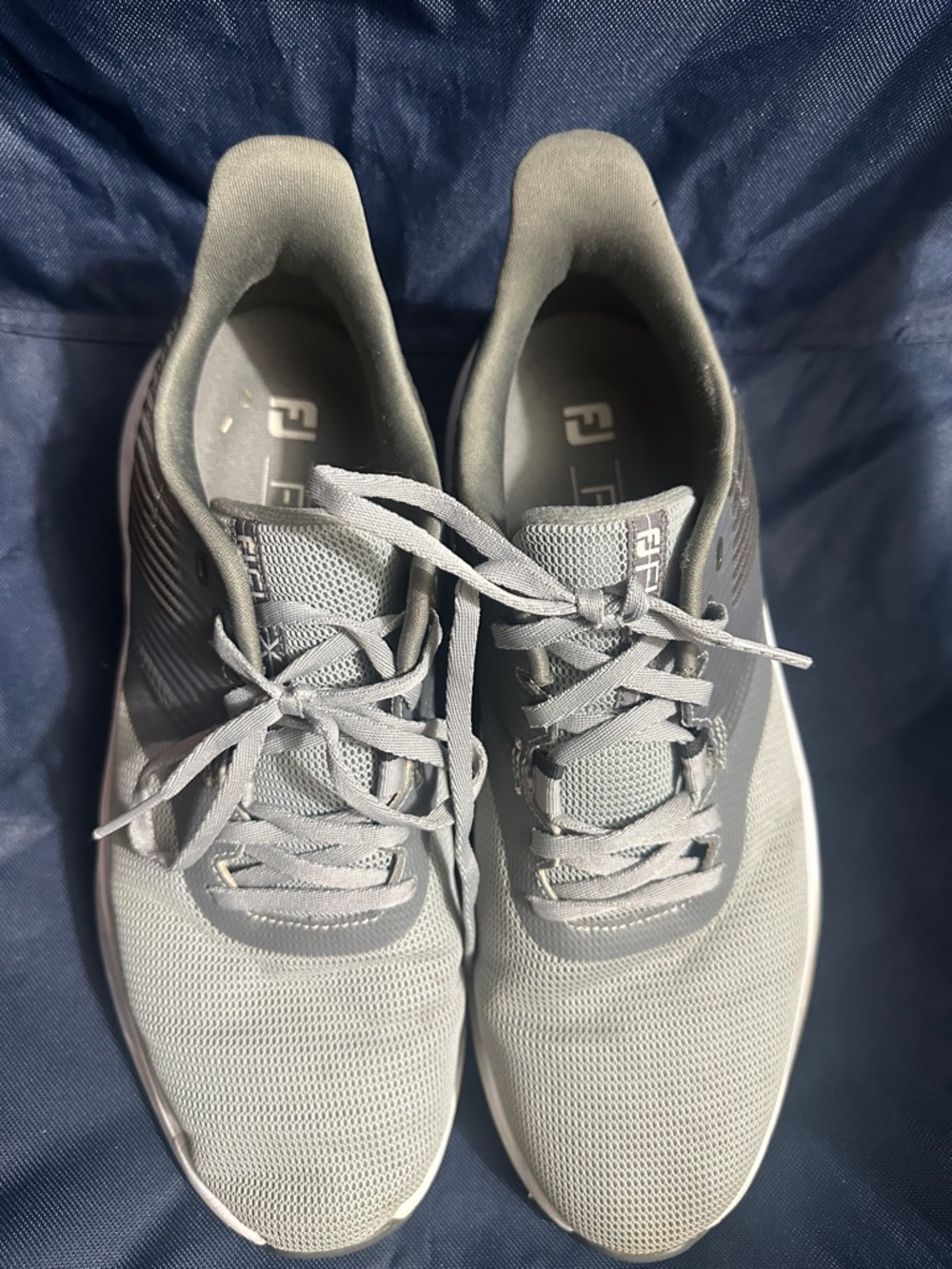 FootJoy Men’s Light Gray Mesh Casual Sneakers